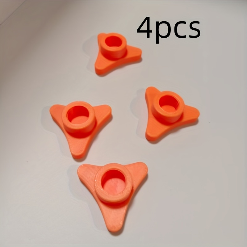 TEMU 4pcs Plastic Caps - Prevents Quick-drying, Fits Standard Nozzles, Conical Design For Sealing, Ideal For Home Improvement Tools, Home Improvement
