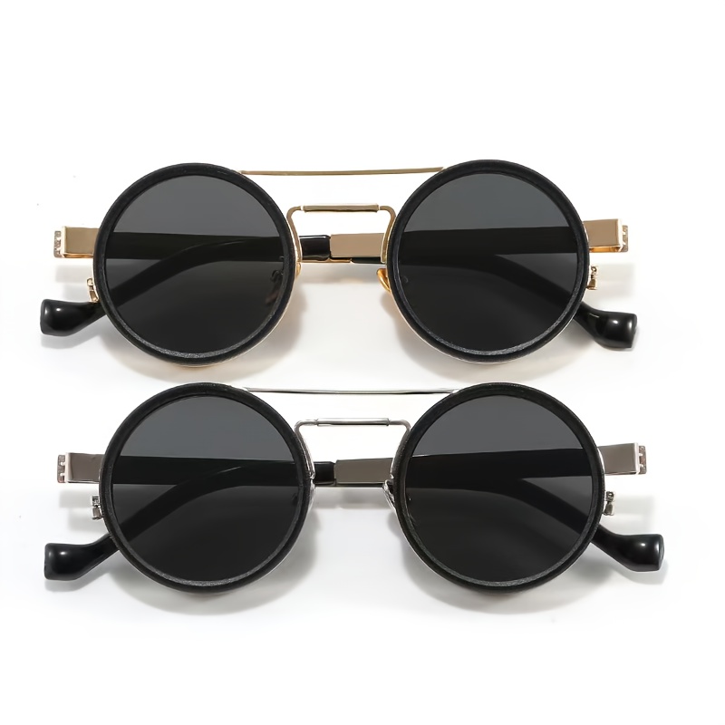 handmade nd9 adjustable glasses with a vintage round frame featuring   of adjustment   for steampunk enthusiasts perfect as a gift for fathers brothers or friends Product details 6