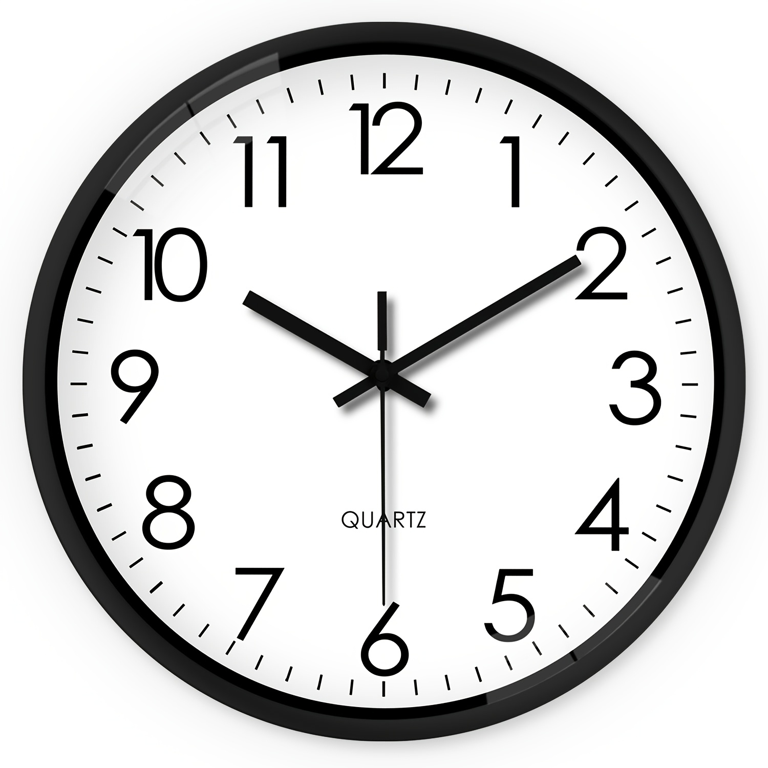 Image of Wall Clock, Silent No-ticking, Aa Battery Powered (batteries Not Included), Easy To Read, Decorative Clock For Living Room, Office & Bedroom, 20cm-40cm Options , Minimalist Design, Ideal Holiday Gift