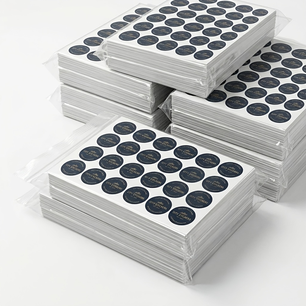 TEMU 1000pcs Personalized Custom Round Logo Packaging Labels, Custom Stickers, For Small Shops, Suitable For Business Brand Promotion, Handmade