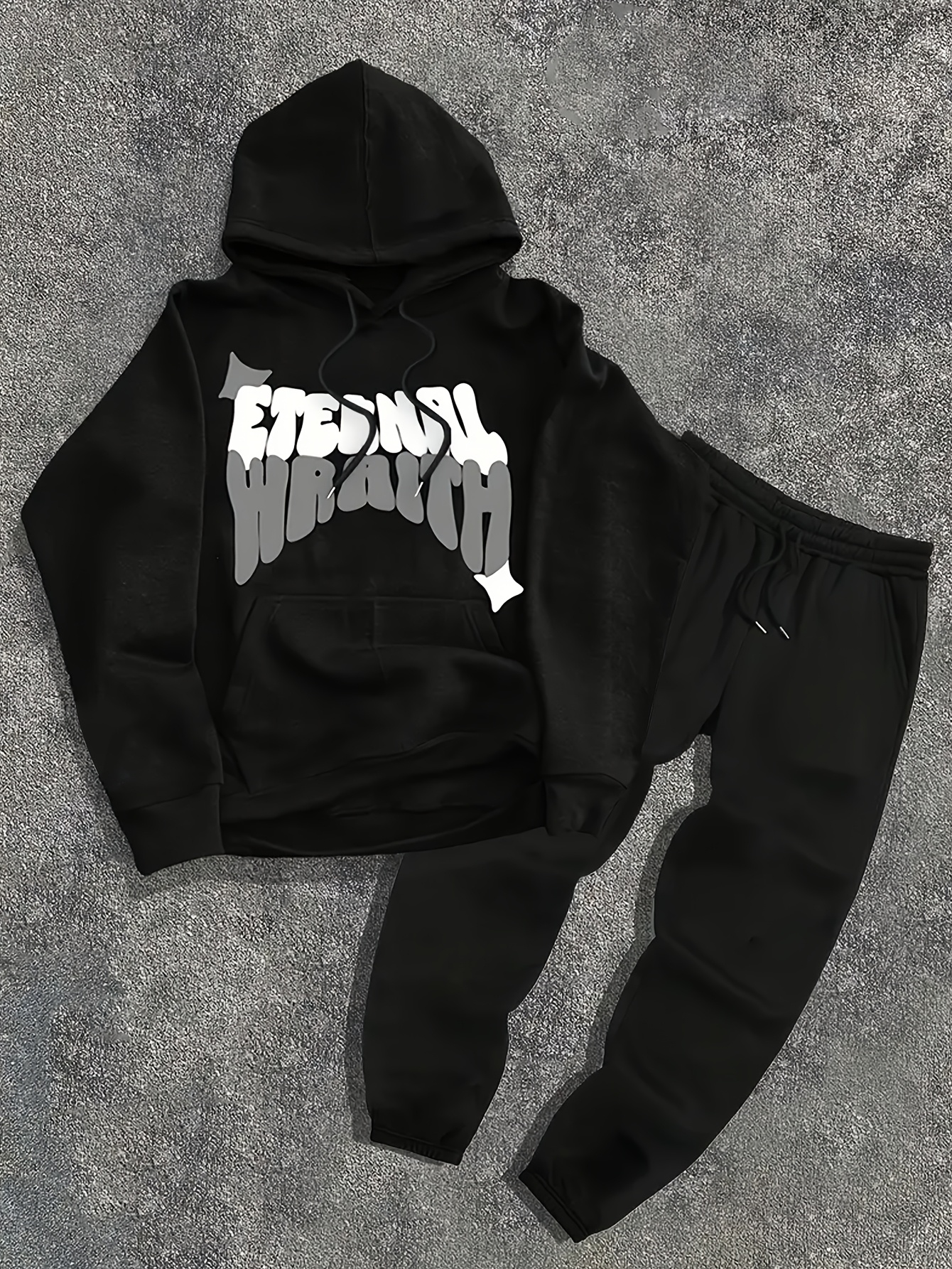 men's casual sportswear set solid color hoodie - Temu Canada