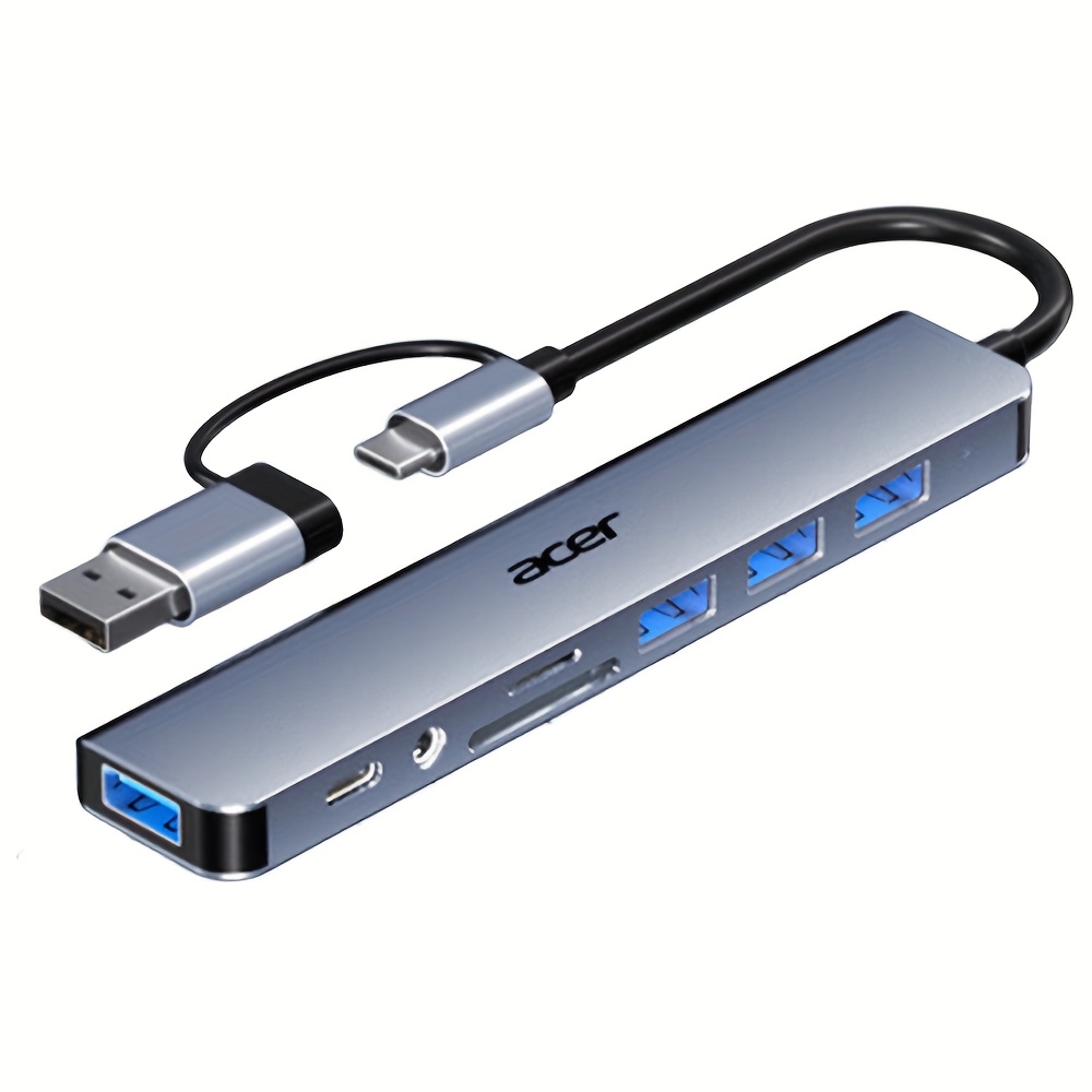 Acer Hy41-t8 Dual Interface Functionality With Usb/type-c Dual Ports, Suitable For Phones, Computers, And Tablets