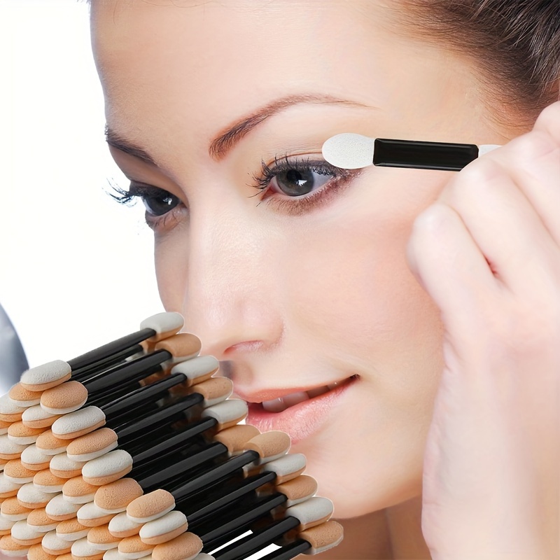 10-delige oogschaduw applicator set: dubbelzijdige oogschaduwkwasten