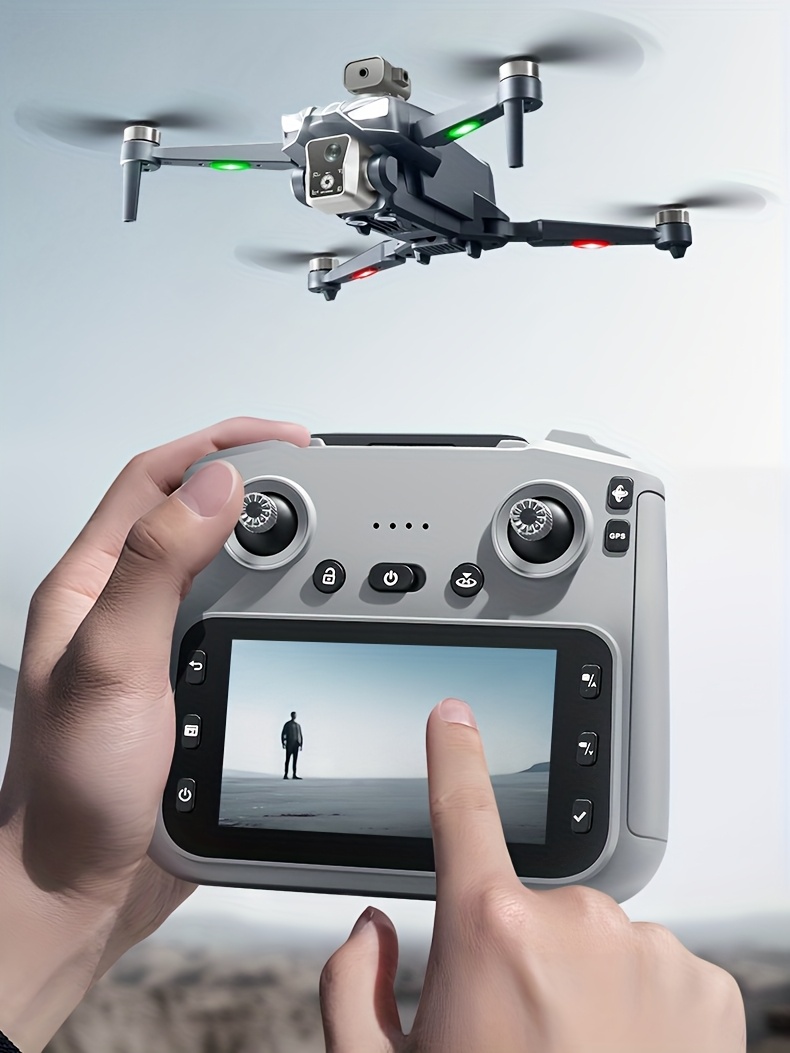 k18  5 inch screen   with gps brushless motor long   360 obstacle avoidance   return rth 50x zoom 5g hd fpv live viewing   function for vlogging and professional photography architectural surveying high quality stable aerial imaging ideal gift Product details 5