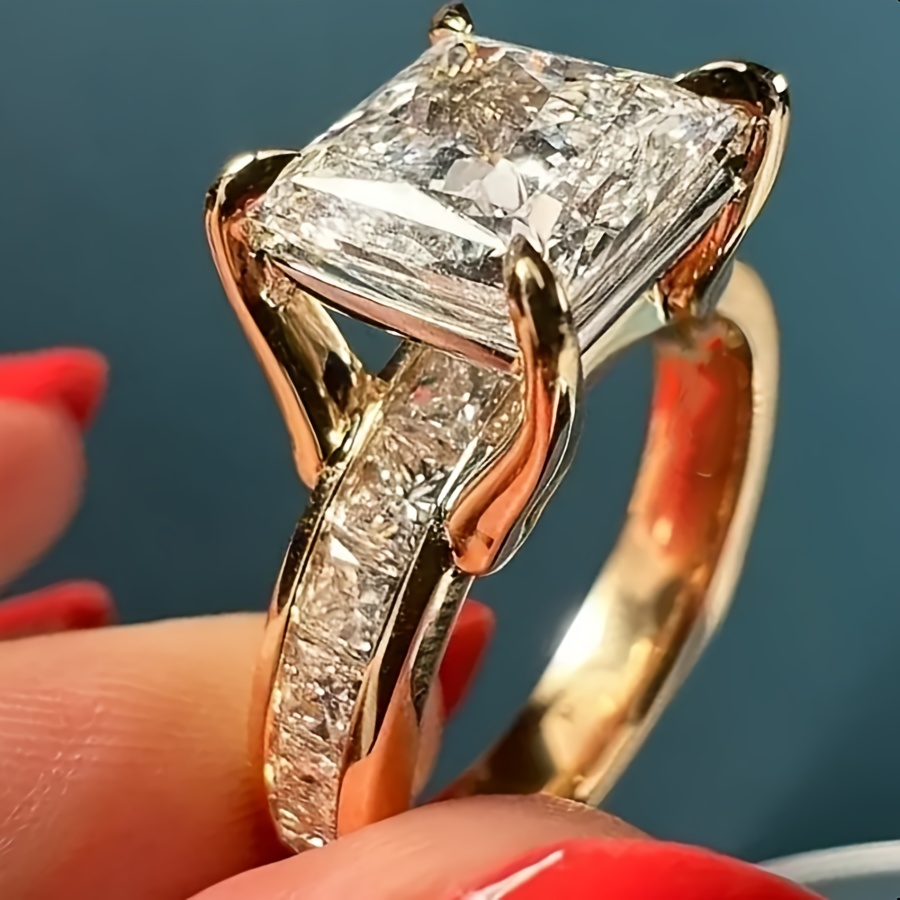 Valentine'S Copper Engagement Ring for Women
