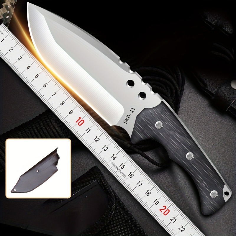 

Multi-purpose Kitchen Knife, Portable Edc Fixed Blade Knife, Sharp Slicing Knife, Camping Barbecue Knife