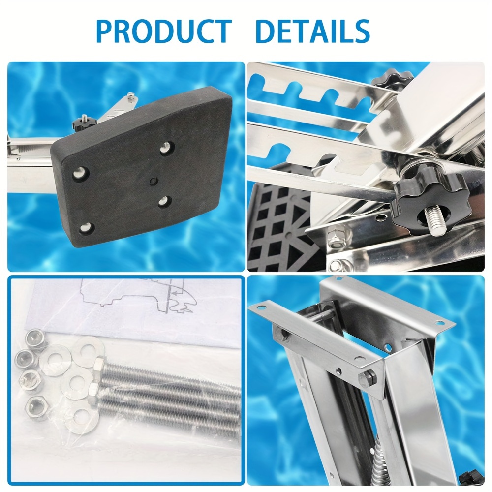 Outboard Motor Bracket Kicker, Heavy-Duty Marine Motor Mount
