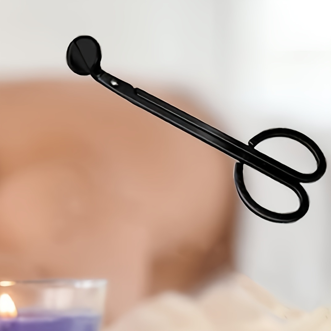1pc Wick Scissors, Candle Wick Trimmer With Large Grips, More Comfortable To Hold, Polished Stainless Steel Wick Clipper Cutter, Perfect For Candle Enthusiasts And An For Everyday Gifting.