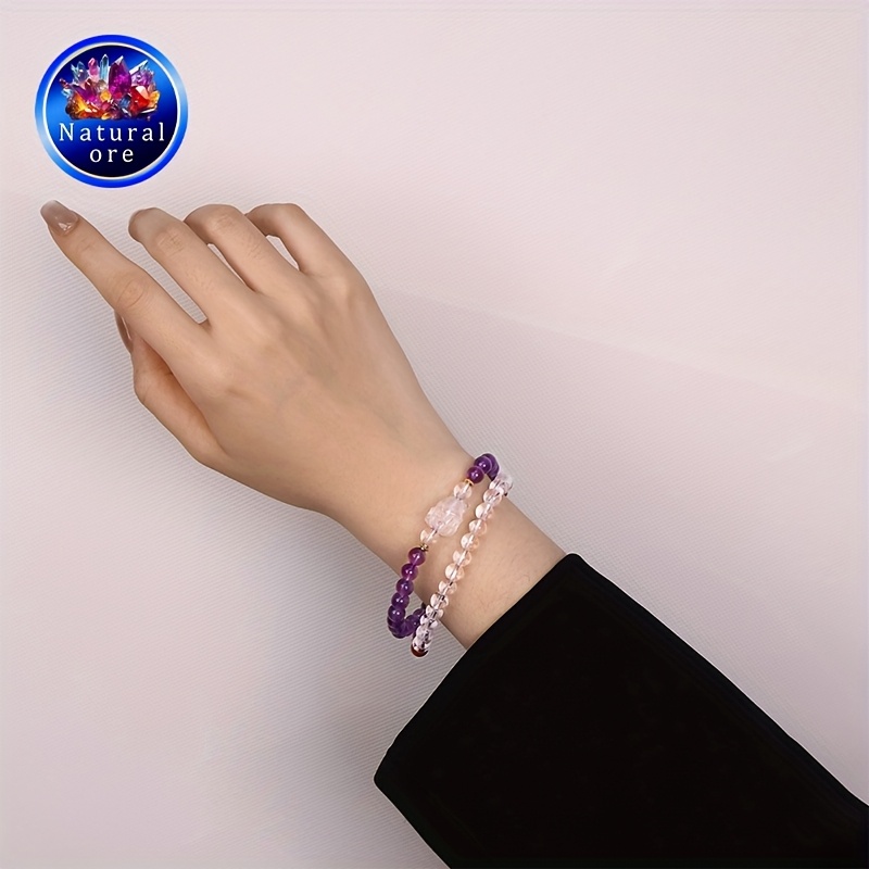 Natural Stone Bead Bracelet in Gift Box