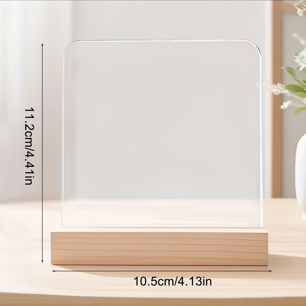 Image of Nail Display Board Transparent Acrylic Nails Art Prop Tools Ins Nails Display Stand Desktop Nail Show Board Press-on Nails Photo Prop Nails Salon Accessory Nail Tech Display Stand For Manicurist