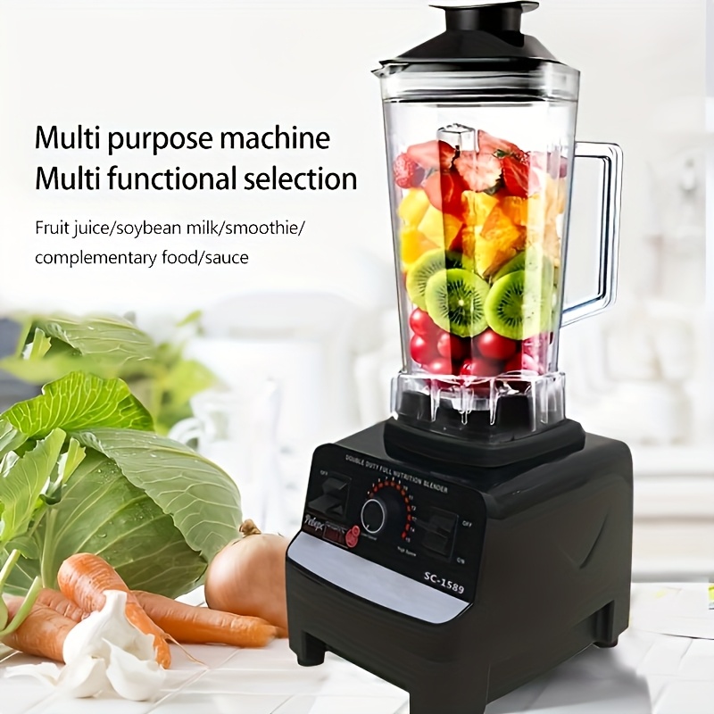 

Multifunctional Kitchen Blender - Fruit And Vegetable Juicer, Food Processor, Appliance, Stylish Black, Blender, Kitchen Essentials