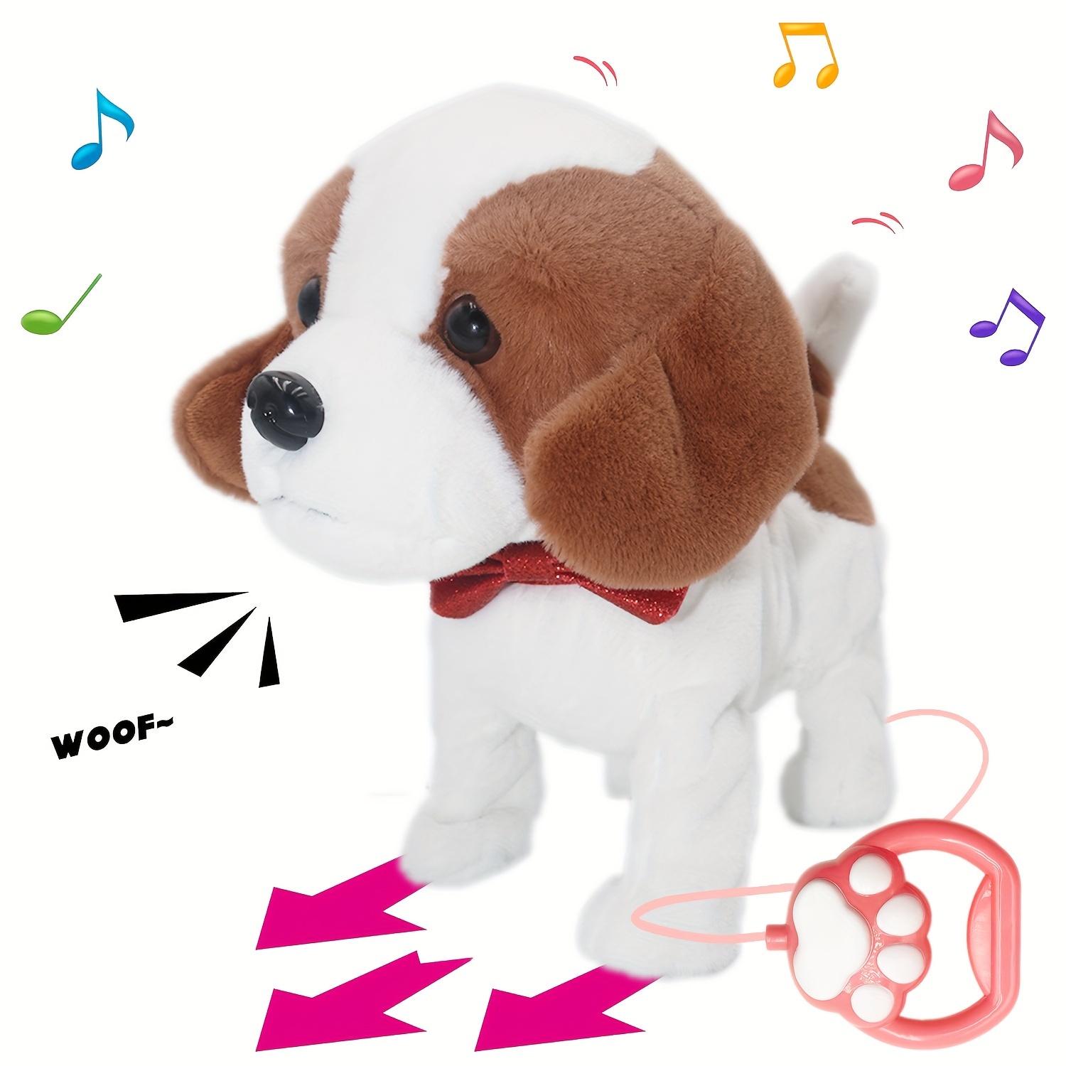 可愛いおもちゃ犬ウォーク犬おもちゃインテリジェントペット吠える尾を