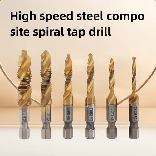 titanium alloy impact drill set 6 12 hexagonal shank hss quick change design 1 16 inch 1 2 inch