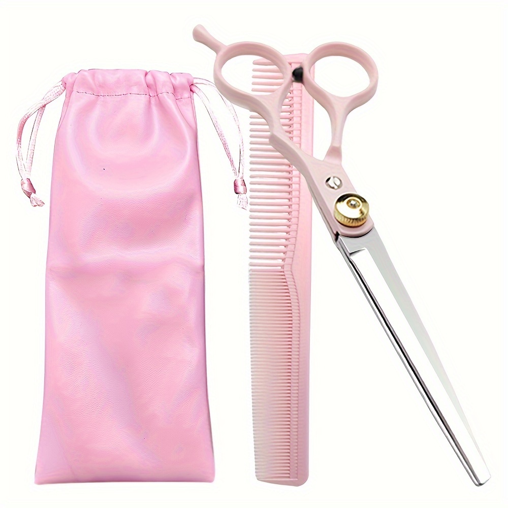 

Ergonomic, Hairdressing Set Comb - 6" Cutting & Thinning Shears, Includes Bag For Women And