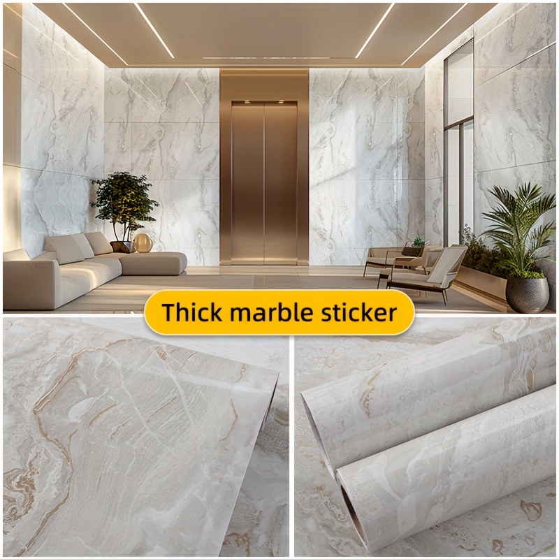 

Liquid Sand Marble Wallpaper Roll: 40cm/15.74in X 200cm/78.74in - Self-adhesive, Textured, Room Decorative, Kitchen, Living Room, Bedroom, Fashion Wallpaper - Matching Patterns