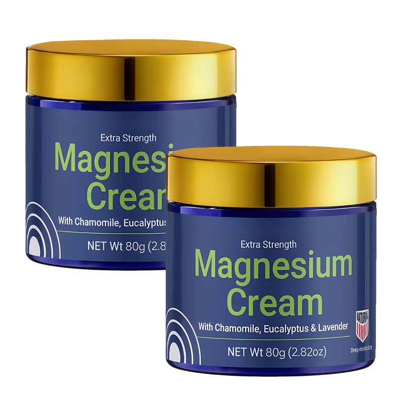 TEMU Free (2pcs) Advanced Moisturizing Lotion Magnesium Cream, Strong And Lasting Moisturizing, Suitable For Office Workers, The Elderly, Athletes,