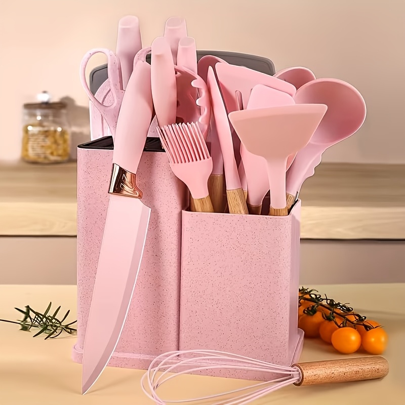 Kochblume Pinza Gourmet In Silicone – 33,5 Cm, Resistente Al Calore Fino A 300°C, Senza BPA, Lavabile In Lavastoviglie, Rosa