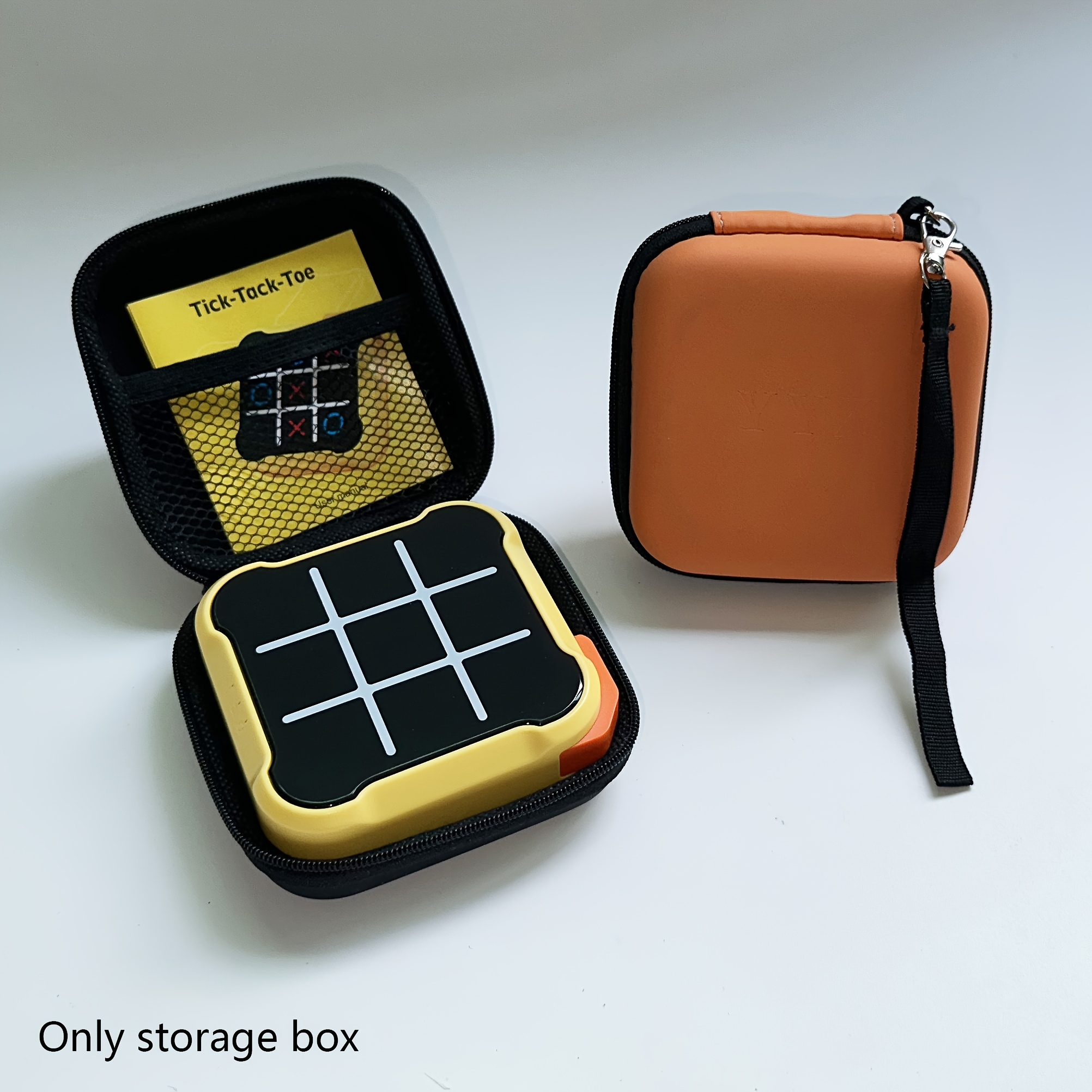 TEMU Storage Box Electronic Storage Box Tic Tac Toe Game Console Organizer Bag, Suitable For Tic Tac Toe Gaming Consoles