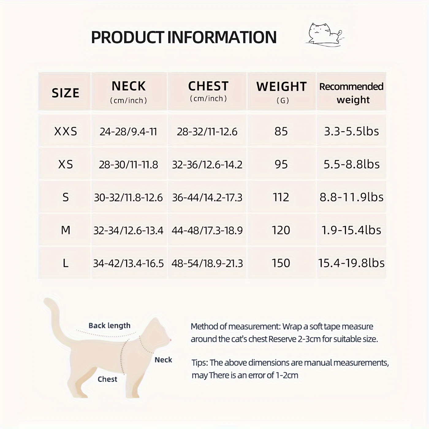 Chaleco Arnés para Gatos Cómodo y Reflectante con Correa - Suave, Cálido Poliéster en Rosa, Azul, Marrón | Ajustable, Accesorios Metálicos Duraderos para Paseos Nocturnos Seguros | Apta para la Mayoría de los Gatos, Arnés y Correa para Gatos