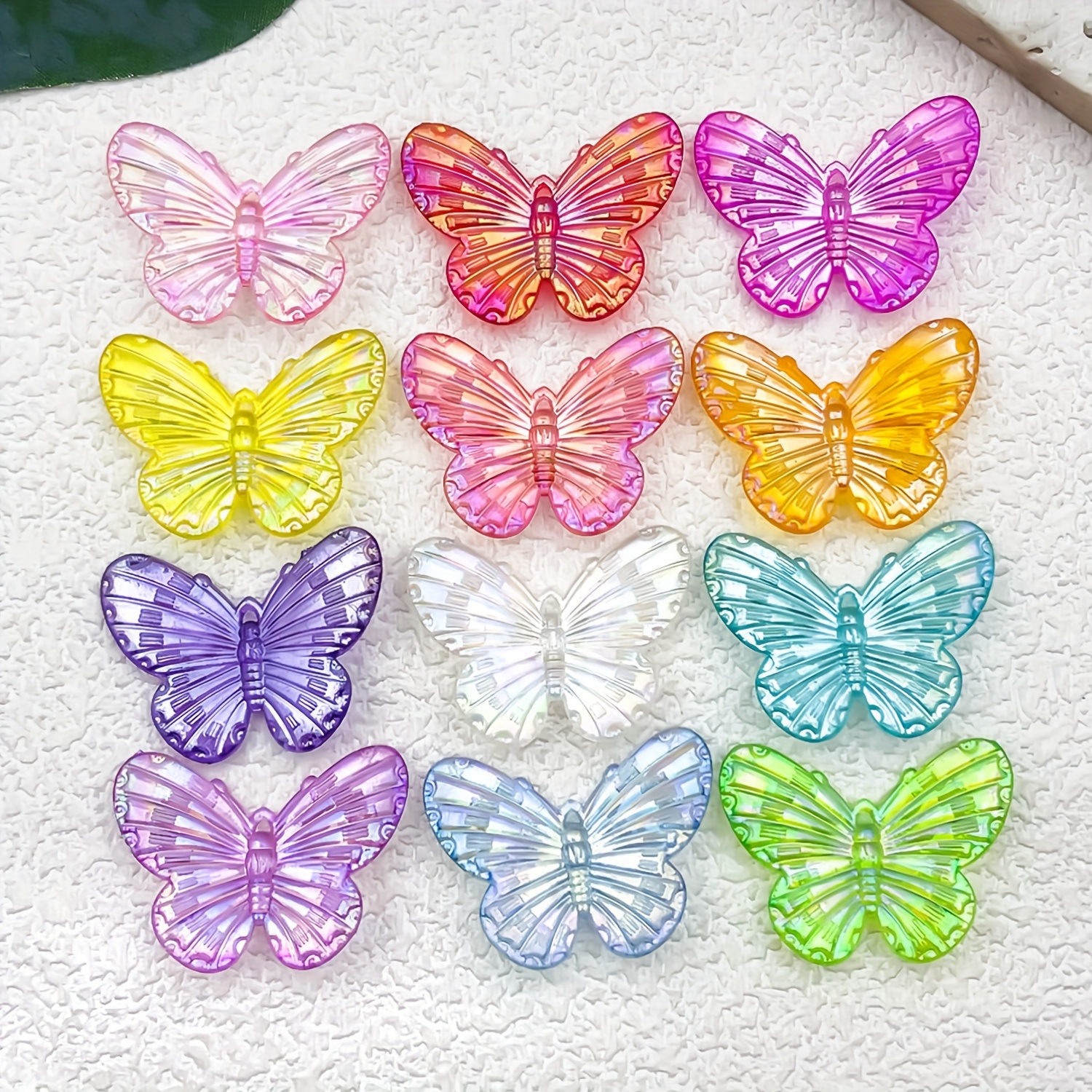 TEMU 12pcs Acrylic Charms Charms Diy Summer Charms For Jewelry Making Supplies