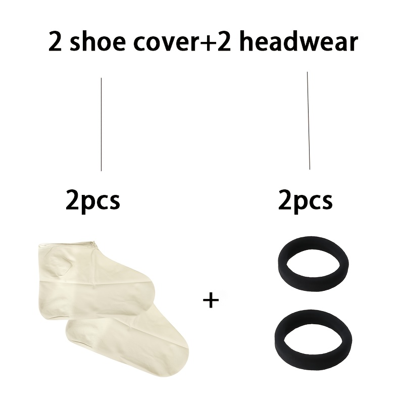 TEMU Cubierta de zapato reutilizable e impermeable, texturizada resistente al , diseño de ajuste elástico, a prueba de lluvia, a prueba de polvo,
