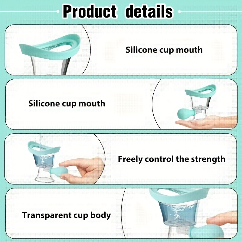 eye washers designed for eye protection and cleaning suitable for and   a reusable wash cup suitable for men and women and operates by manual air pressure Product details 3