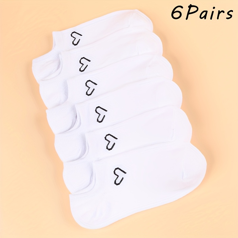 Image of 5 Pairs/6 Pairs/10 Pairs Of Solid Color Men And Women Same Style Invisible Boat Socks, Comfortable And Easy Women's Socks, Four-season Breathable And Skin-friendly Low-, Daily Wear
