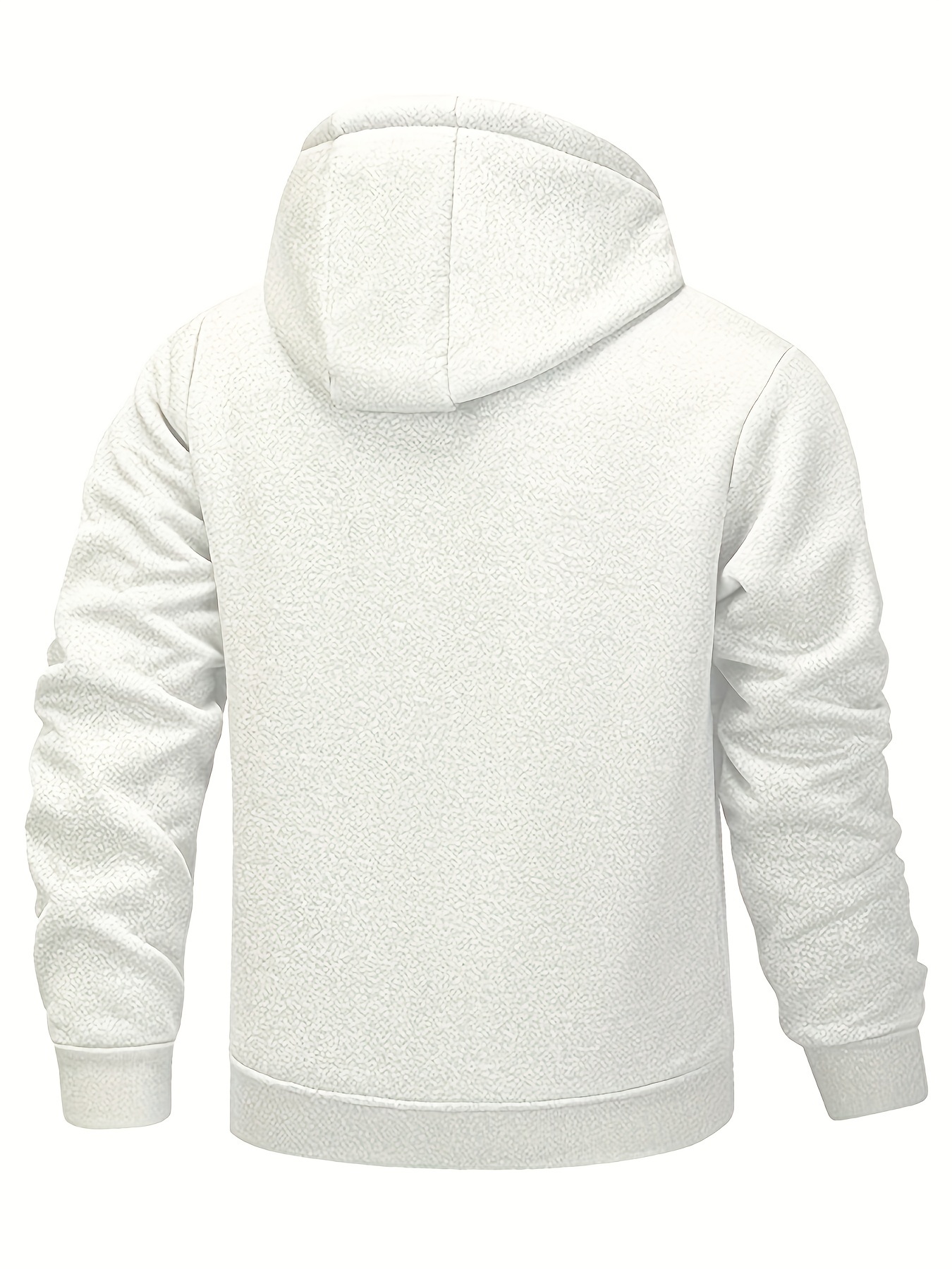 Sweat à Capuche Zippé Homme – Chaud Et Décontracté Pour L'automne/hiver