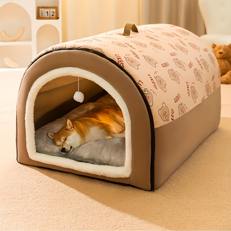 

Winter Warm Dog Nest, Large Dog Universal Dog House, Removable And Washable Dog Bed