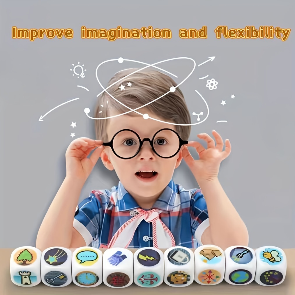 

Educational Toys, Story Dice Toys, Interactive Thinking And Toys