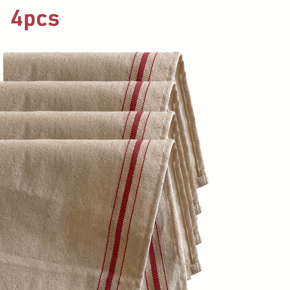 Striped Kitchen Towels For Dishwashing And Tea