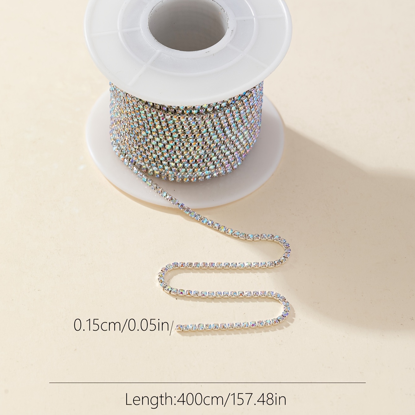 1 рулон 400 см 4 5 супер яркая водяная цепь для сверления профессиональная цепь для украшения ногтей детали 7