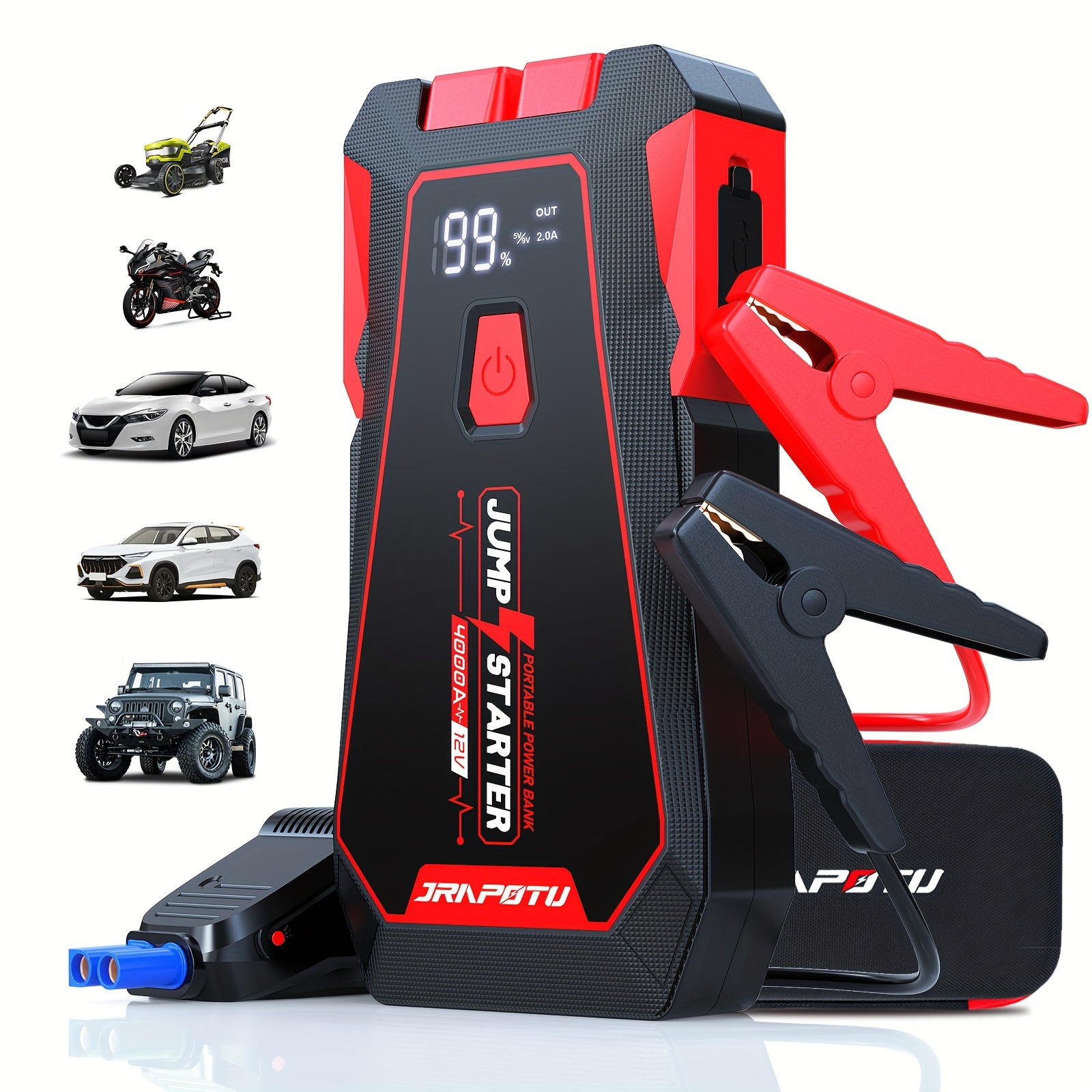 

Battery , Portable 12v Box, Car For 10.0l And 8.0l Engines, Usb , Led And Lcd Display, Box