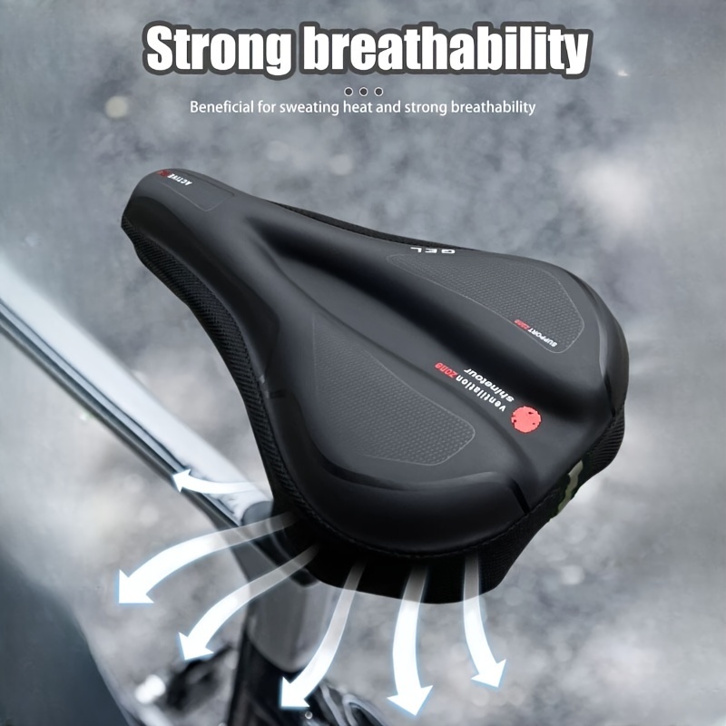 Sella Per Bici MTB Con Gel - Antiscivolo E Comoda Per Lunghe Pedalate - Foto 5