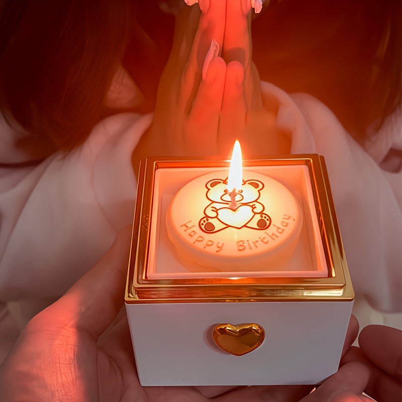 Bären Ringbox Rotating - Schmuckdose Für Ringe & Ohrringe