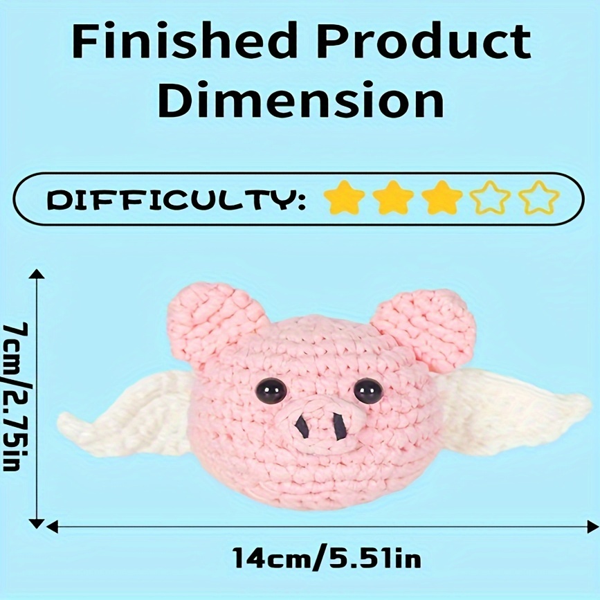 kit crochet principiantes kit hilo amigurumi diy proyectos Temu