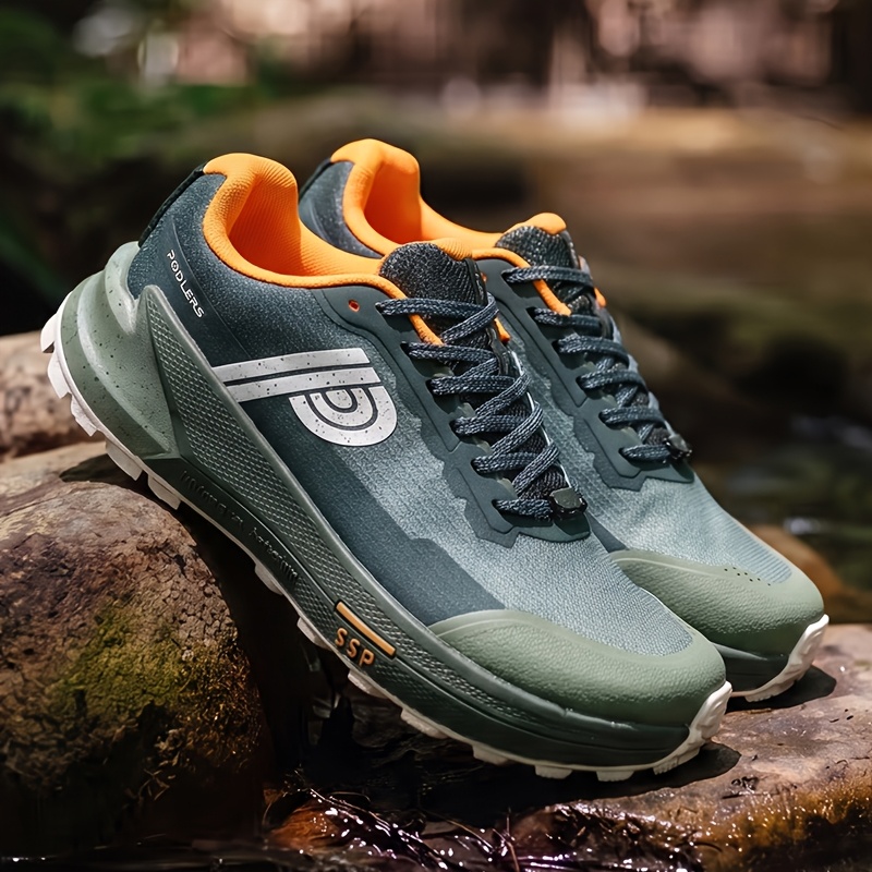 Men's Comfortable Outdoor Sneakers, Non-Slip Trail Runners