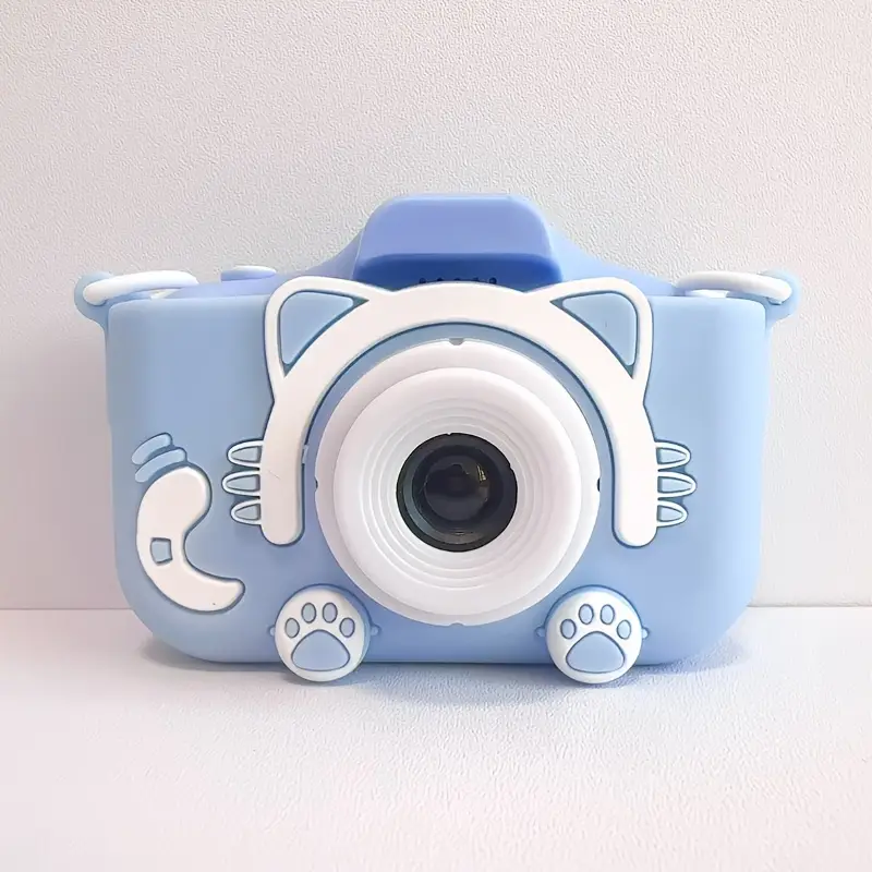 hd   kids camera front and back hd photography fun filters and relaxation games save valuable works and beautiful memories anti drop cute and durable birthday gift for boys and girls blue 7