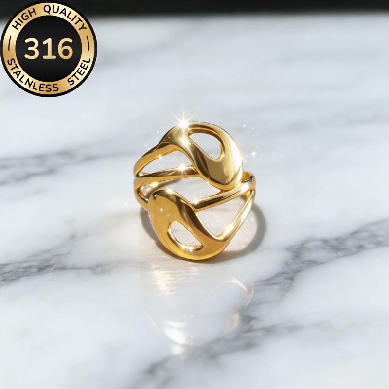 High-Quality Adjustable Opening Stainless Steel Ring