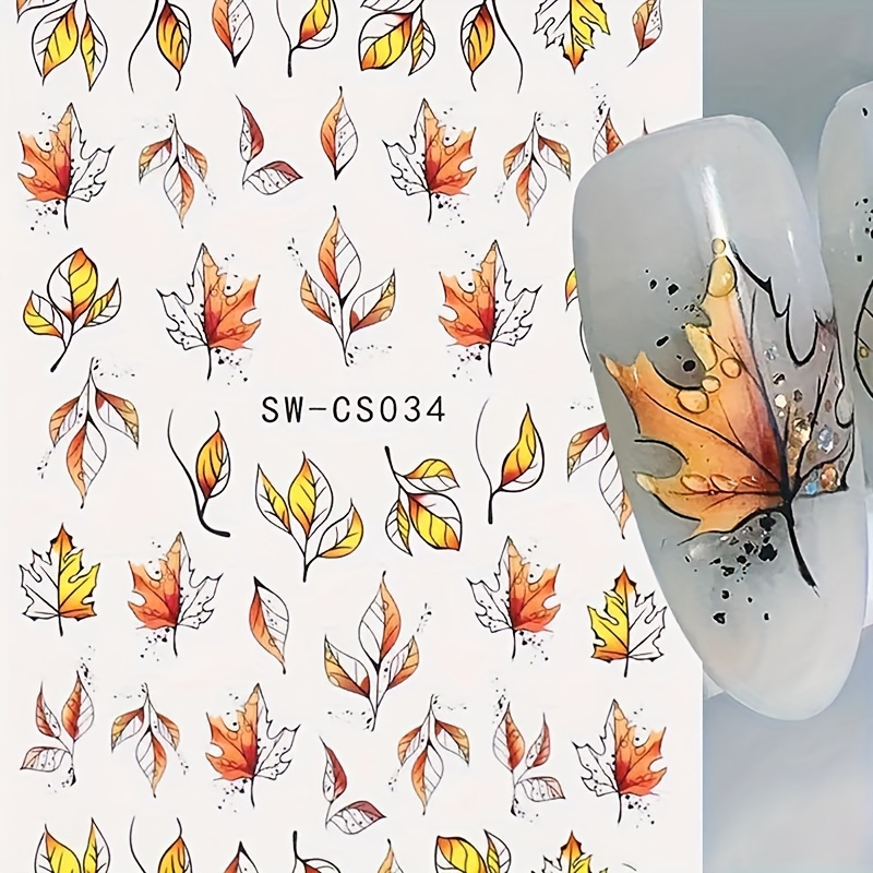 Leaf Nail Art Stickers