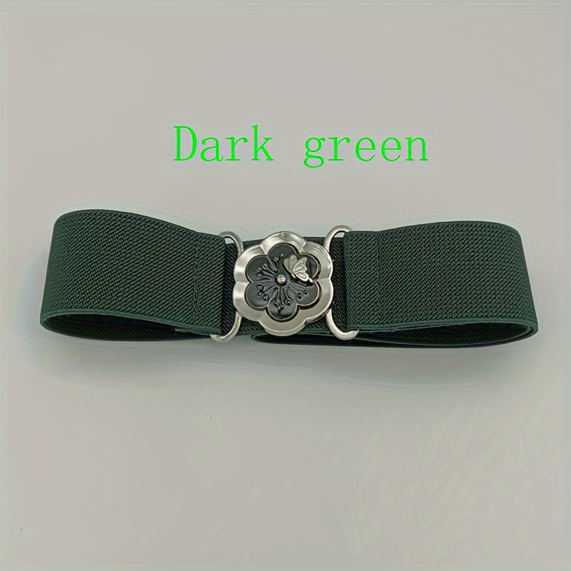 Image of New Fashionable Alloy And Flower , Women's Dress And Windbreaker Waistband, Equestrian And Golf Elastic Waistband