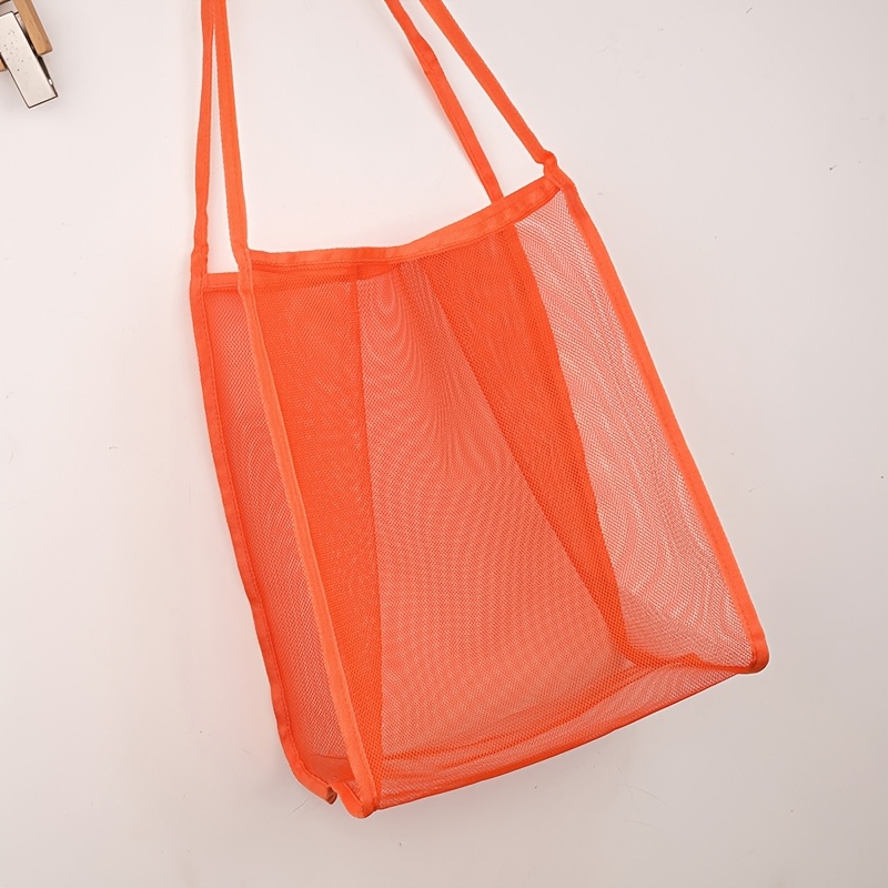 TEMU Sac de Plage Pliable Grande pour Femmes avec Bretelle Respirante en - Sac à Main Léger en Nylon Adapté pour Voyage, Gym, Shopping, Natation,