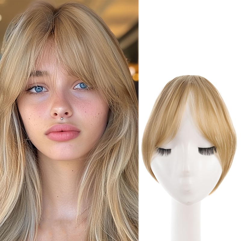 TEMU Women's Bangs Wig, And Fluffy For Daily Wear, Easy To Put On, Versatile Styling