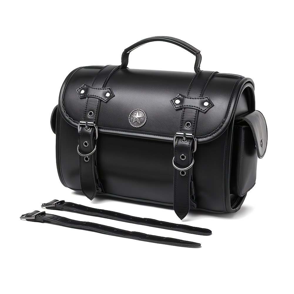 TEMU Borsa laterale universale per moto, kit attrezzi espandibile, borsa da , adatta alla maggior parte dei modelli, borsa facile da installare per