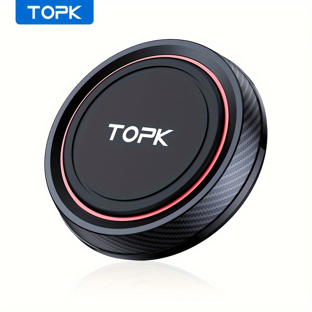 E-shop TOPK D45A Magnetischer Handyhalter, Starker Magnet 360° Verbesserte Version mit verbesserter Haftung bei hohen niedrigen Temperaturen,