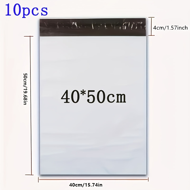 TEMU 10pcs/25pcs Durable Self-adhesive Bags, Sturdy, Suitable For Mailing, Storage Envelopes, Personal Items, Clothing And More