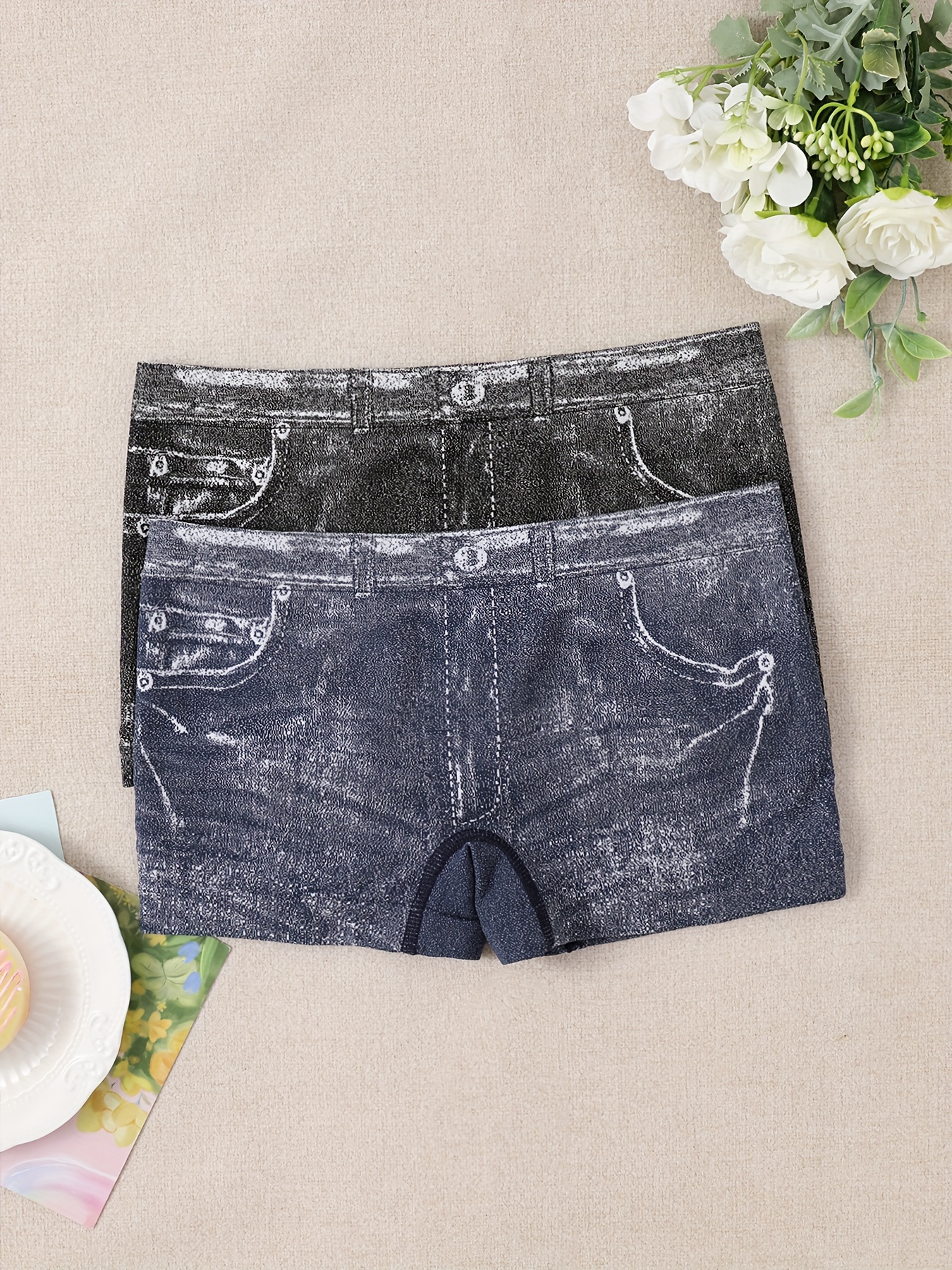 Underwear jean shorts hotsell