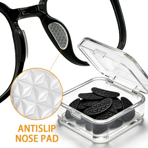 anti slip nose pads for glasses silicone nose pad patches fashion glasses accessories anti slip nose bridge holders lizard pattern imitation