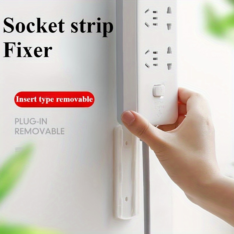 

Home Use Outlet Fixer No Drilling Super Strong Adhesive Outlet Board Router Storage And Organization Shelf, Utility Hooks