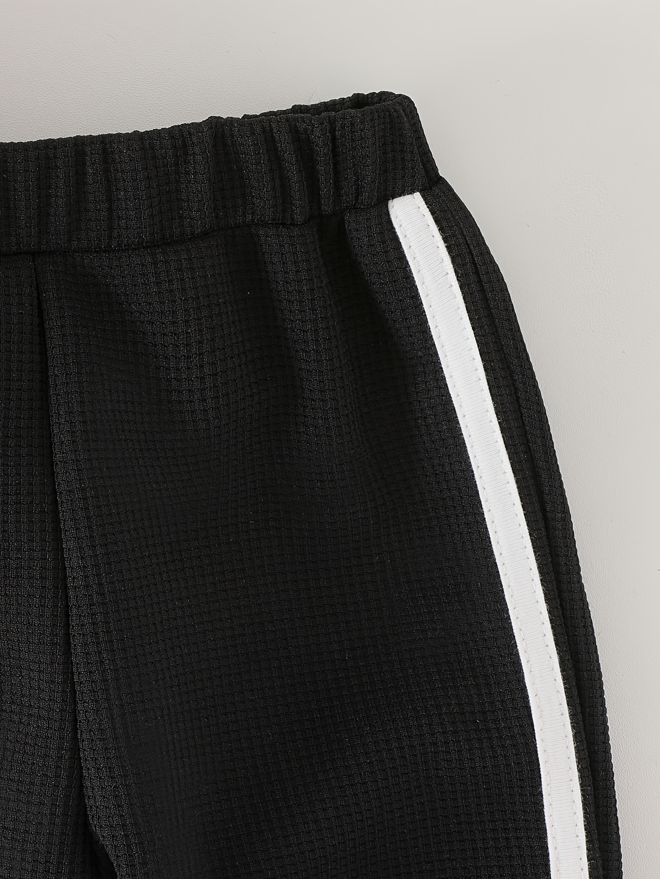 girls 2pcs long sleeve black flared pants set with bow decor for spring autumn   outdoor Product details 3